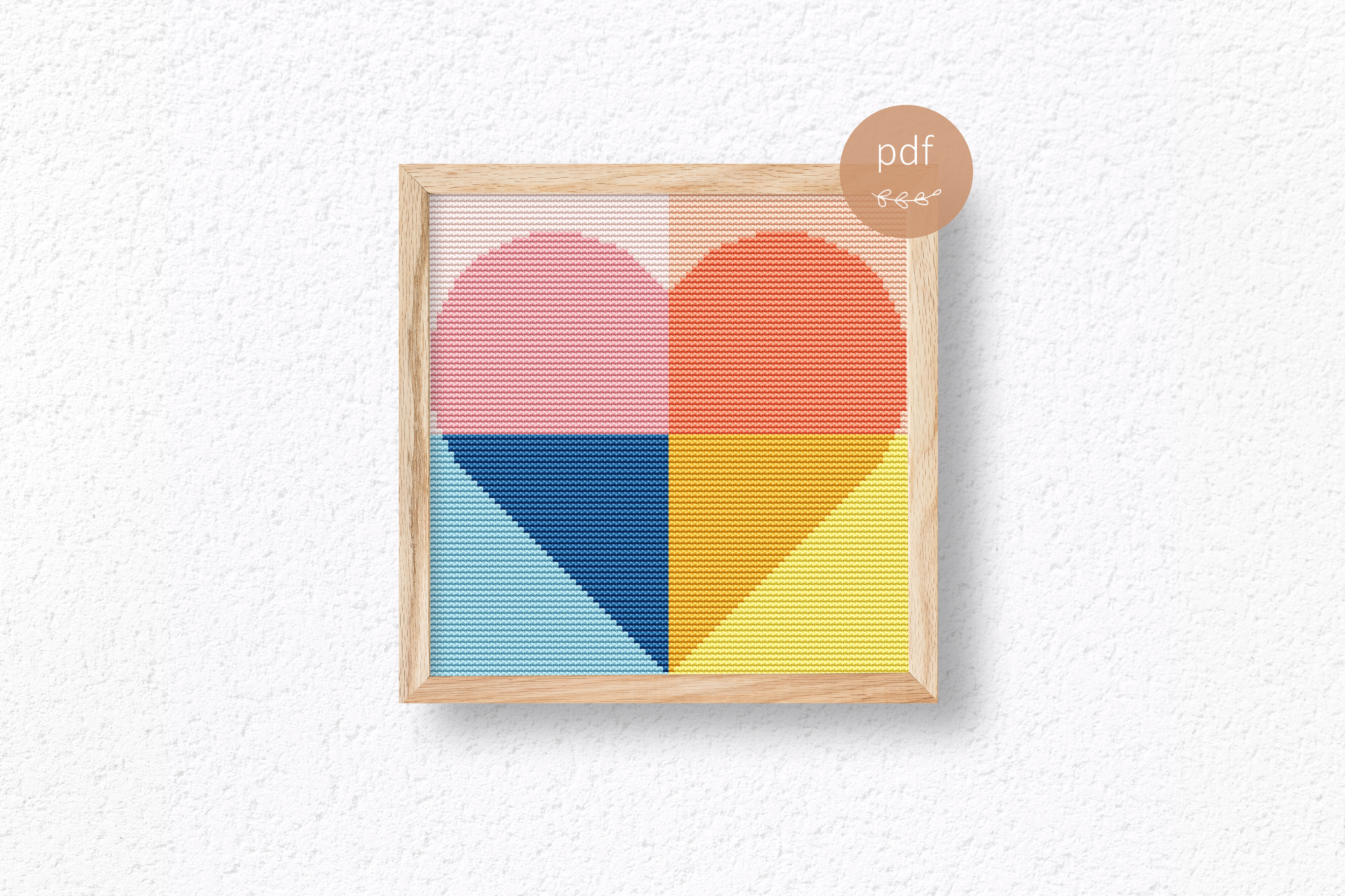 Valentine Heart Cross Stitch Pattern PDF