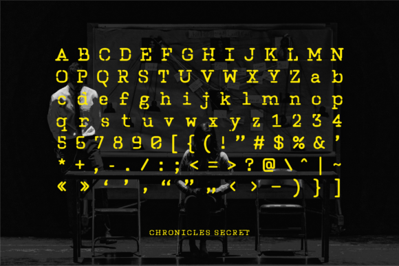 Chronicles Secret Font - Preview 1