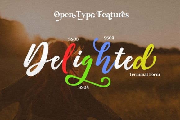Delighted Font - Preview 3
