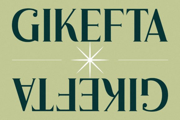 Gikefta Font - Preview 5