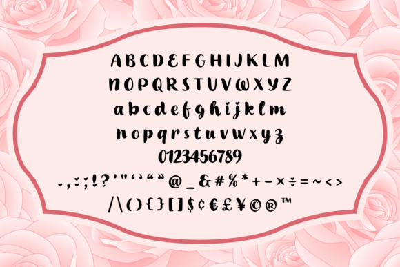 Happy Valentine Font - Preview 1