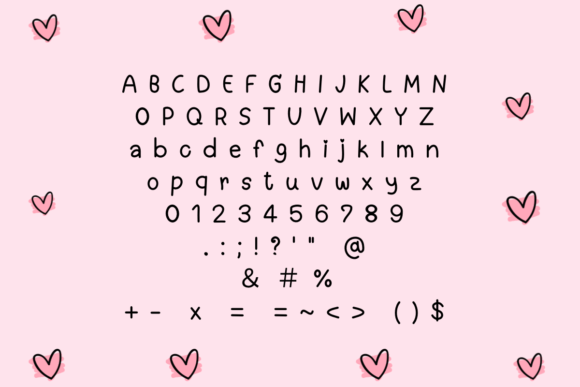 Happy Valentine Font - Preview 1