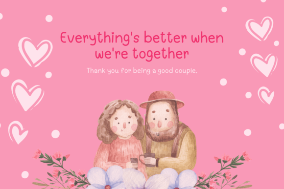 Happy Valentine Font - Preview 2
