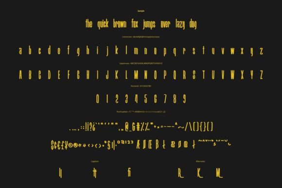 Helphoted Font - Preview 5