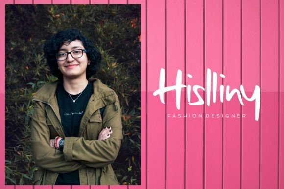 Hislliny Font PNG with transparent background - Preview 1