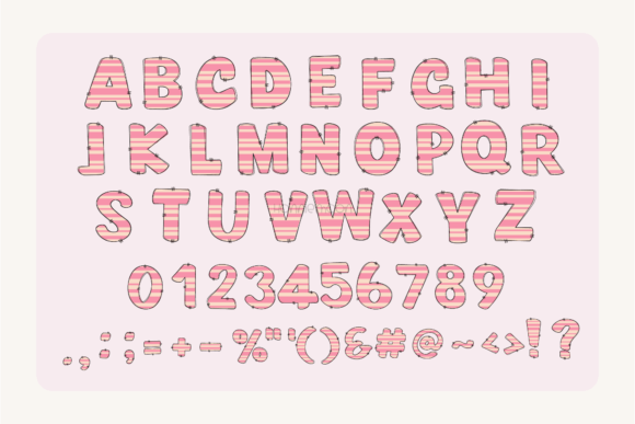 Love Floral Font PNG with transparent background - Preview 1