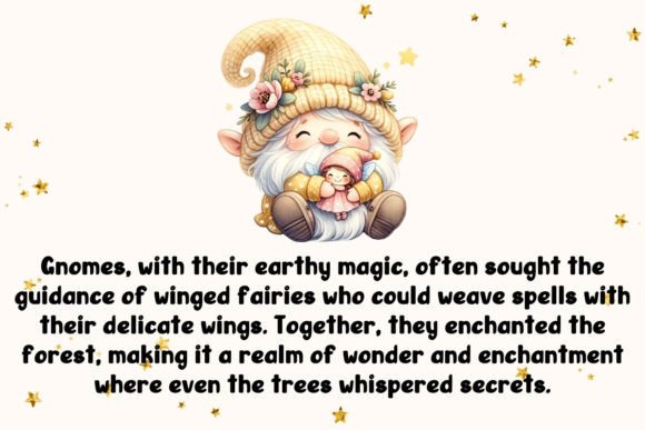 Magical Gnome Fairy Font PNG with transparent background - Preview 1