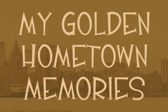 Minosh Font font preview - 2