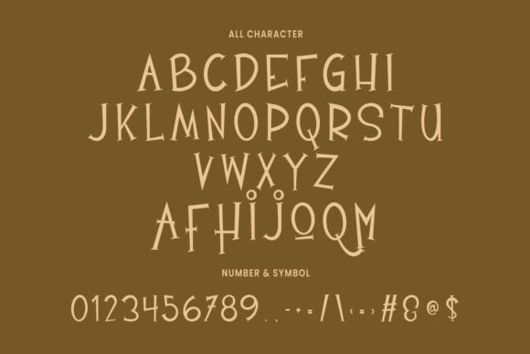 Minosh Font font preview - 6