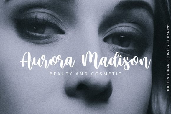 Modern Romance Font PNG with transparent background - Preview 3