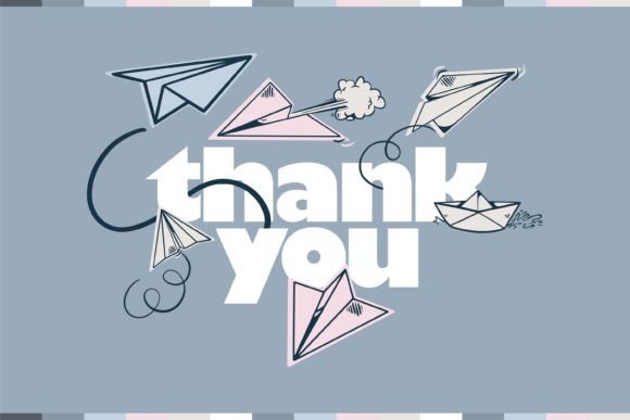 Paper Planes and Boats Font PNG with transparent background - Preview 4