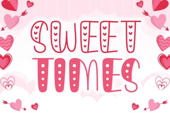 Pinky Loves Font PNG with transparent background - Preview 2