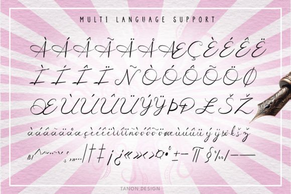 Romeo Wedding Font PNG with transparent background - Preview 3