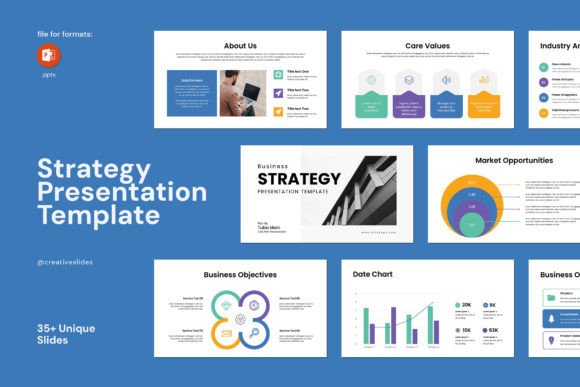Business Plan PowerPoint Template Graphic by CreativeSlides · Creative ...