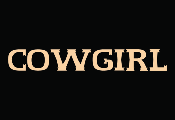Cowgirl Font PNG with transparent background - Preview 2