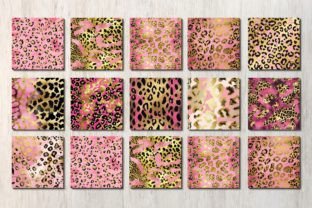 Pink Leopard Leather Digital Paper Graphic by craftsmaker · Creative ...