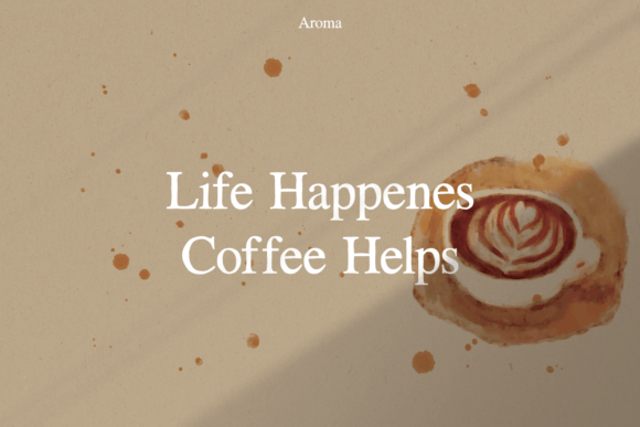 Aroma Font - Preview 4