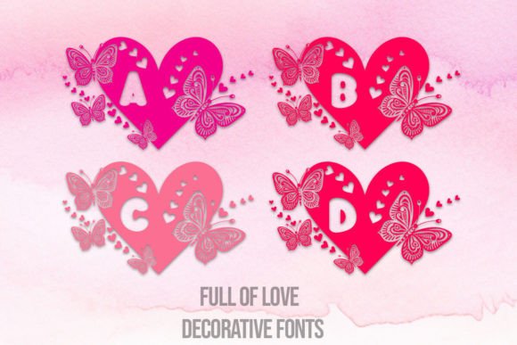 Full of Love Decorative Font By MOMAT THIRTYONE