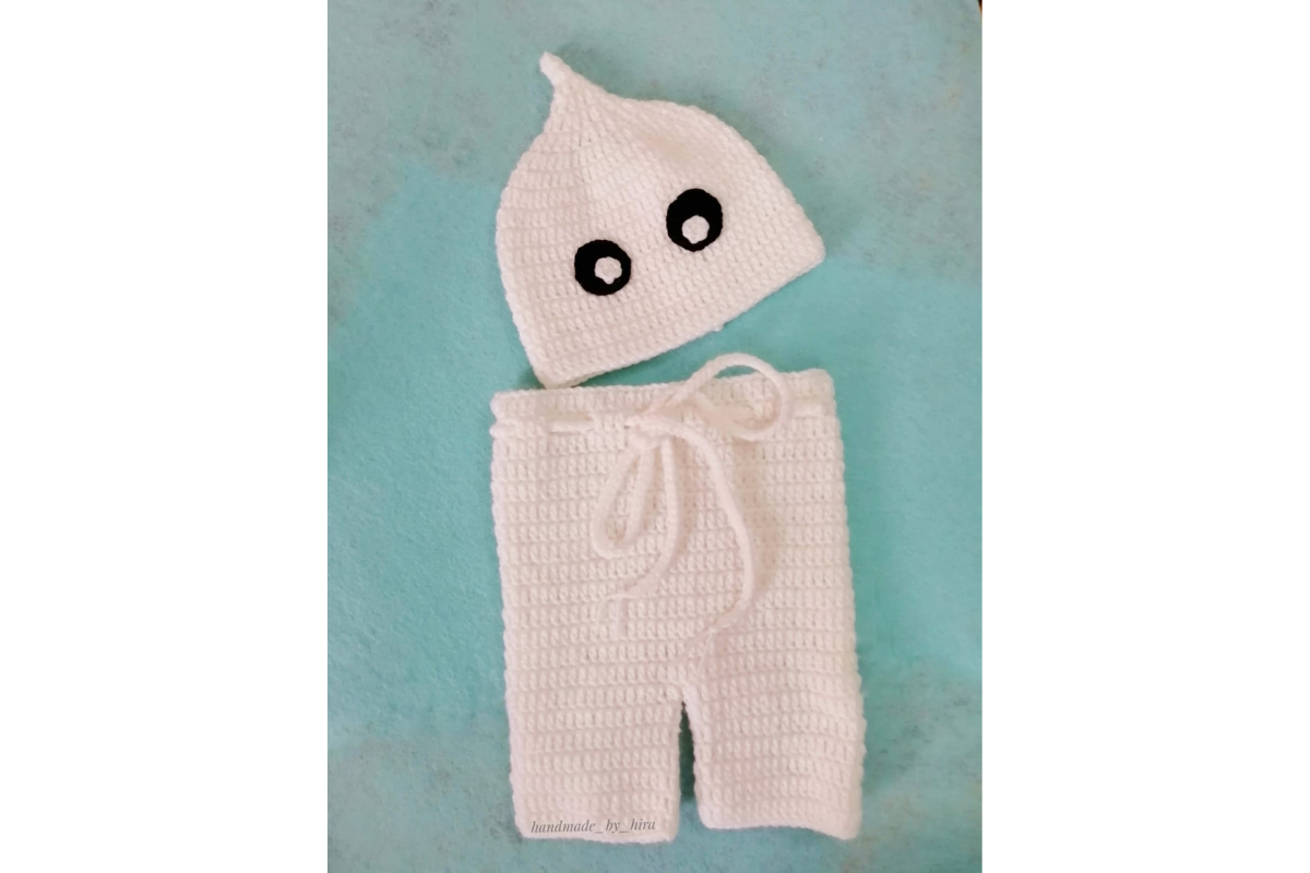 Ghost Baby Costume Crochet Pattern