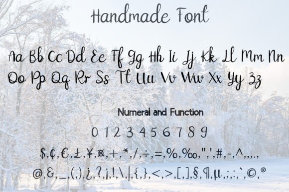 Handmade Font - Preview 3