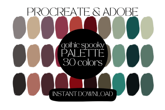 Procreate Adobe Color Palette Graphic by PaintedFairyStudio · Creative ...