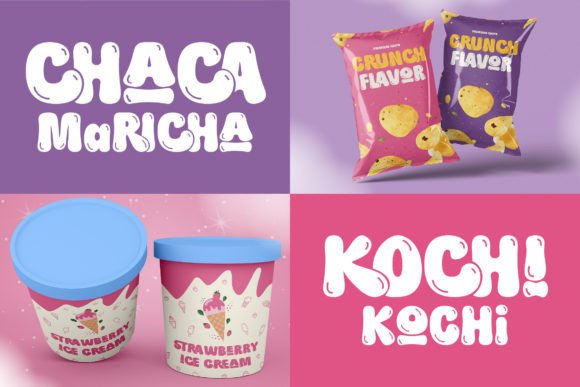 Puddy Gum Font PNG with transparent background - Preview 2