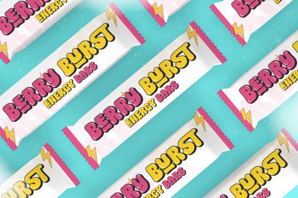 Puddy Gum Font PNG with transparent background - Preview 3