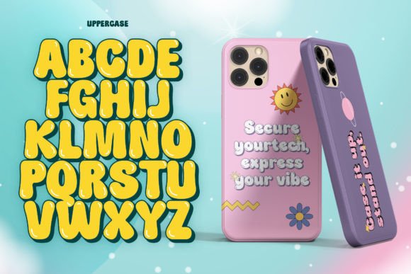 Puddy Gum Font PNG with transparent background - Preview 6
