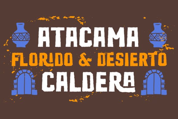San Pedro De Atacama Font PNG with transparent background - Preview 4