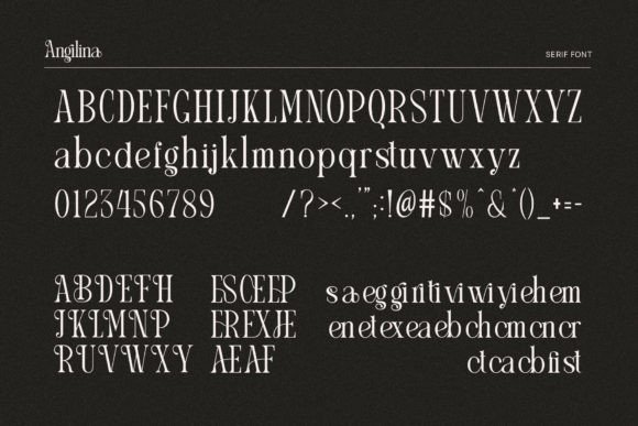 Angilina Font - Preview 5