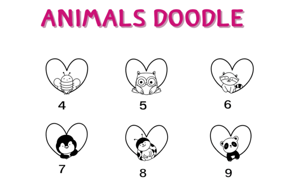 Animals Doodle Font - Preview 3