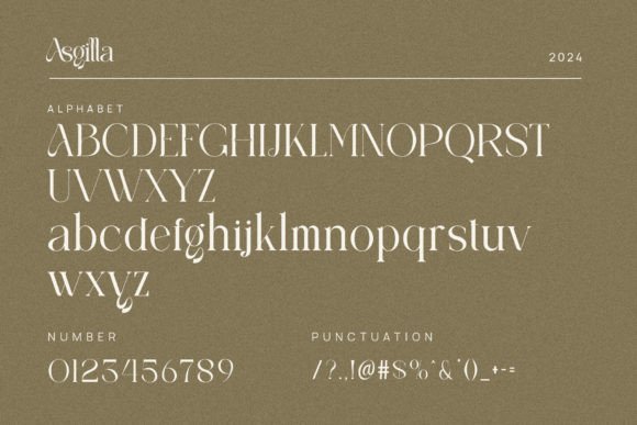 Asgilla Font - Preview 5