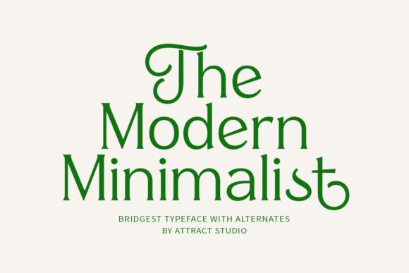 Bridgest Font - Preview 1