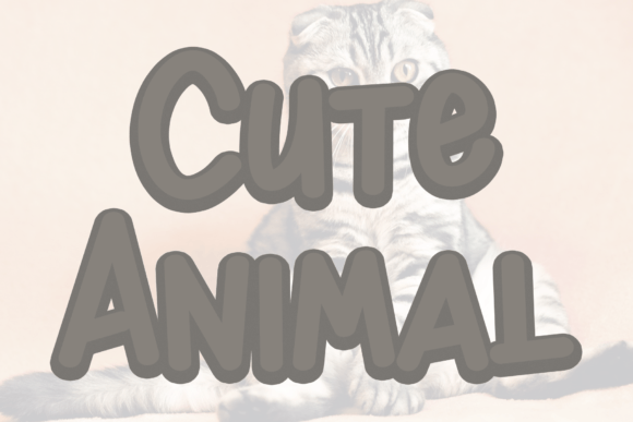Cat Font - Preview 1