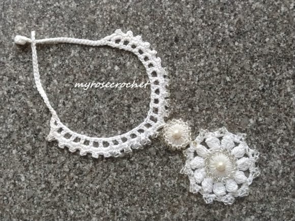Crochet Classic Beaded Necklace Pattern