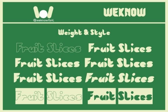 Fruit Slices Font - Preview 6