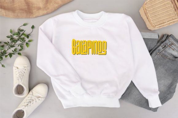 Galapinos Font PNG with transparent background - Preview 3