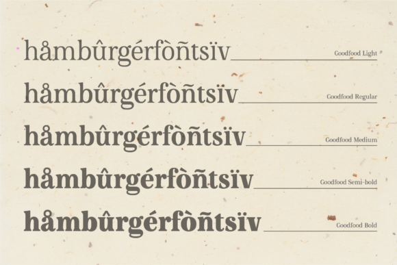 Good Food Font - Preview 4