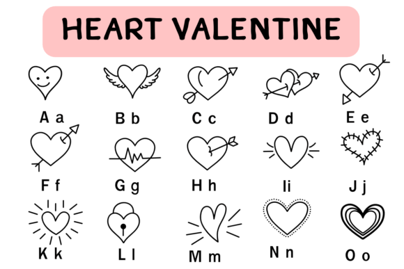 Heart Valentine Font - Preview 1