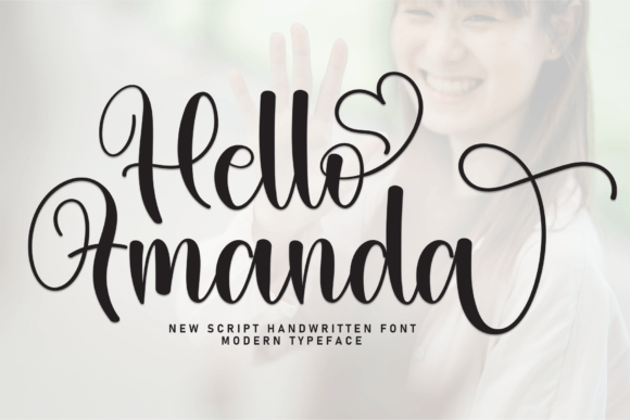 Hello Amanda Fonts
