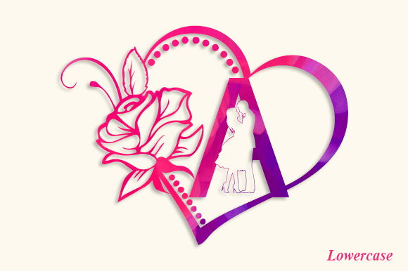 Mi Amor Monogram Font PNG with transparent background - Preview 2