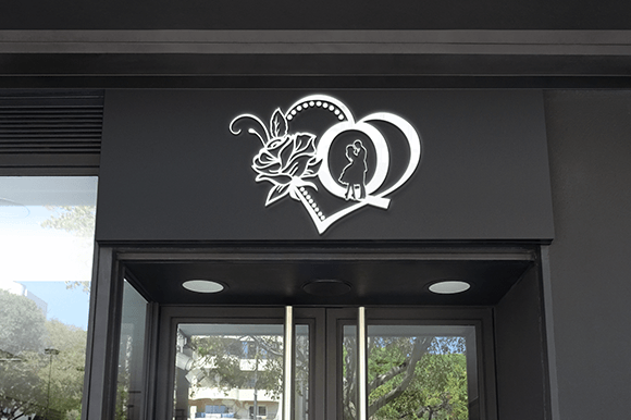 Mi Amor Monogram Font PNG with transparent background - Preview 4
