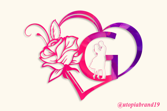 Mi Amor Monogram Font PNG with transparent background - Preview 5