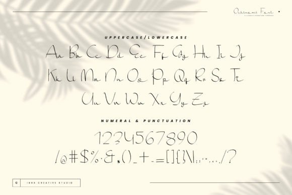 Ochinorel Font PNG with transparent background - Preview 2