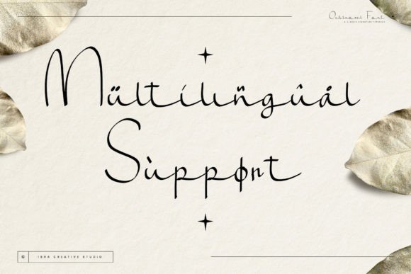 Ochinorel Font PNG with transparent background - Preview 4