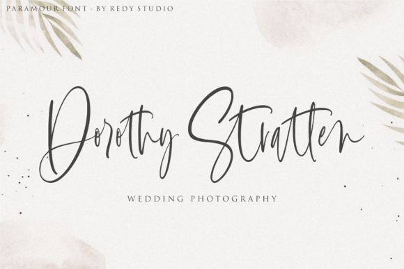 Paramour Font PNG with transparent background - Preview 1