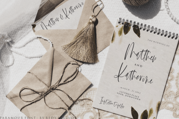 Paramour Font PNG with transparent background - Preview 2