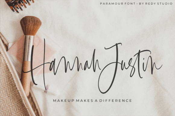 Paramour Font PNG with transparent background - Preview 3