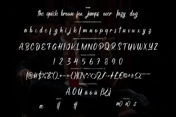 Petterson Font PNG with transparent background - Preview 4