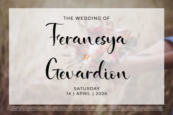 Pevicaline Font PNG with transparent background - Preview 1